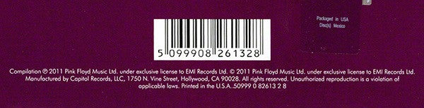 Pink Floyd : Discovery (Box, Comp + CD, Album, RE, RM, Car + CD, Album, RE)