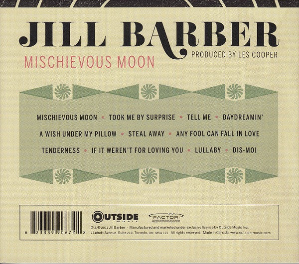 Jill Barber : Mischievous Moon (CD, Album)