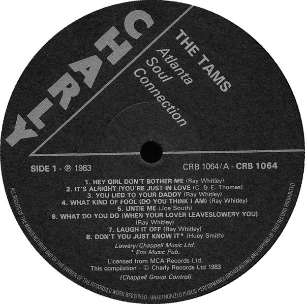 The Tams : Atlanta Soul Connection (LP, Comp)