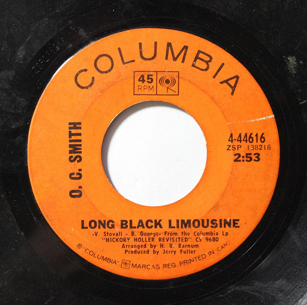 O. C. Smith* : Little Green Apples / Long Black Limousine (7", Single)