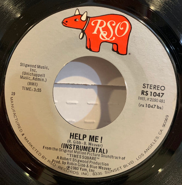 Marcy Levy and Robin Gibb : Help Me! (7", Single, Promo, Styrene, Bes)