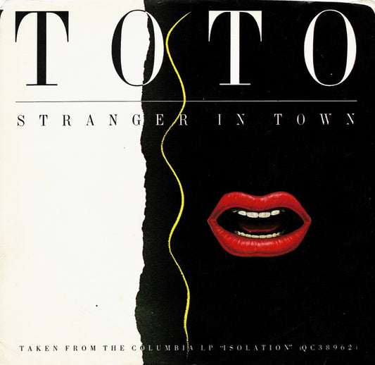 Toto : Stranger In Town (7", Single)