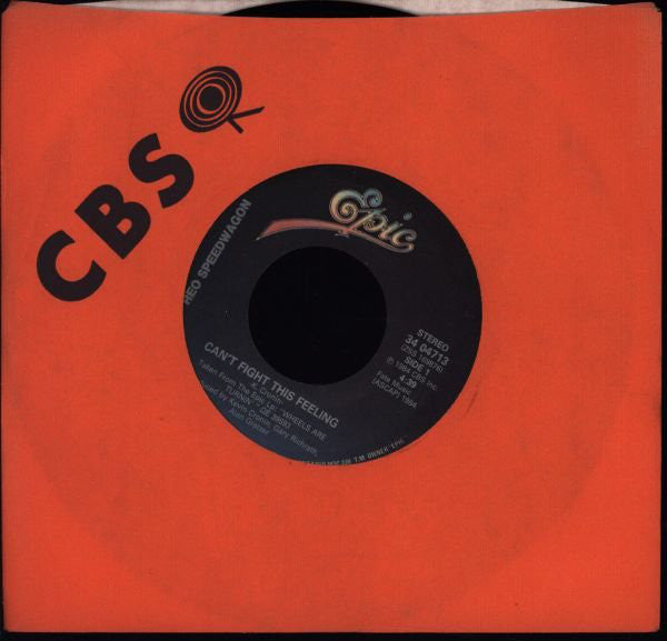 REO Speedwagon : Can't Fight This Feeling (7", Single)