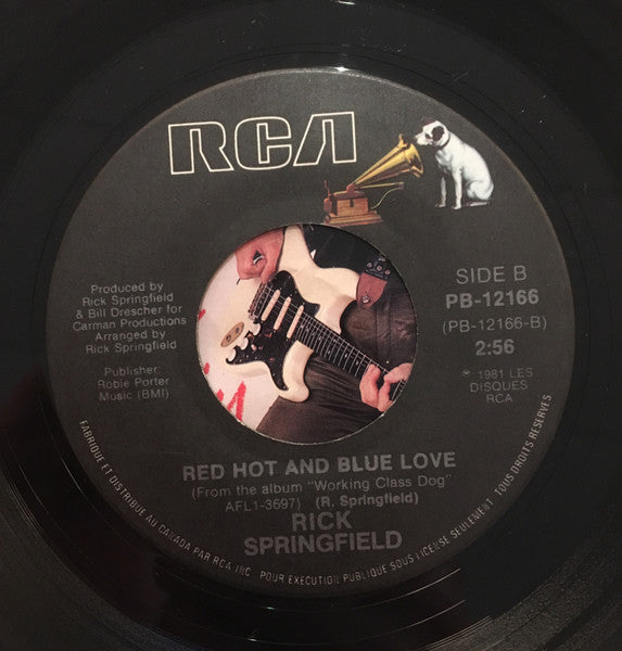 Rick Springfield : I've Done Everything For You (7", Single)