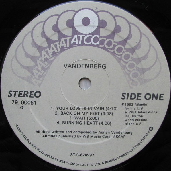 Vandenberg : Vandenberg (LP, Album)