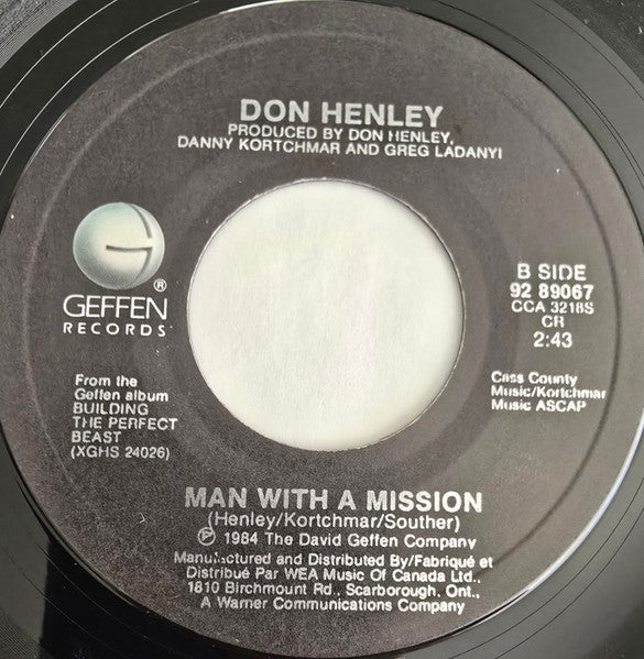 Don Henley : Sunset Grill  (7")
