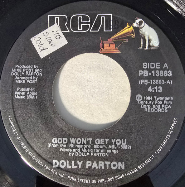 Dolly Parton : God Won't Get You  (7")