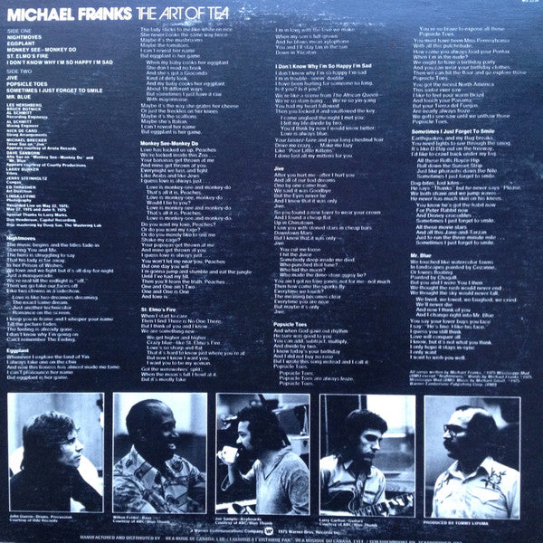 Michael Franks : The Art Of Tea (LP, Album)