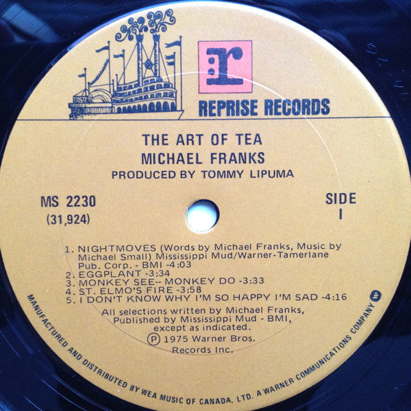 Michael Franks : The Art Of Tea (LP, Album)