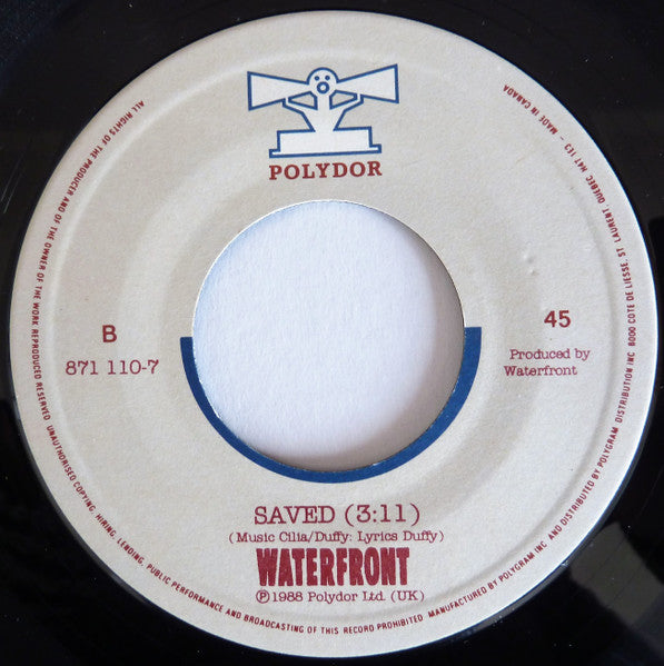 Waterfront (2) : Cry (7", Single)