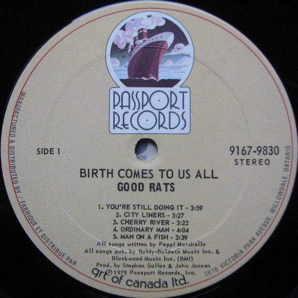 Good Rats : Birth Comes To Us All (LP, Album)