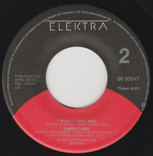 Simply Red : Holding Back The Years (7", Single)