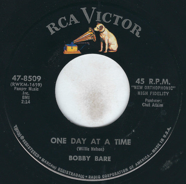 Bobby Bare : Times Are Gettin' Hard / One Day At A Time (7", Single, Hol)