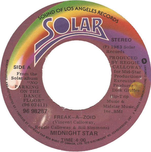 Midnight Star : Freak-A-Zoid (7")