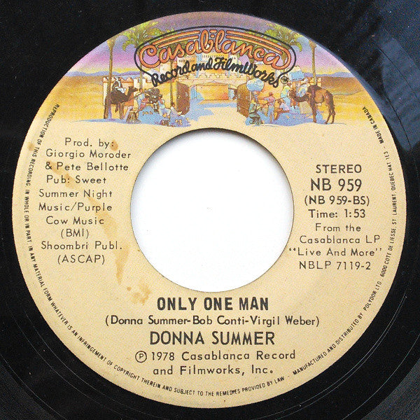 Donna Summer : Heaven Knows (7", Single)