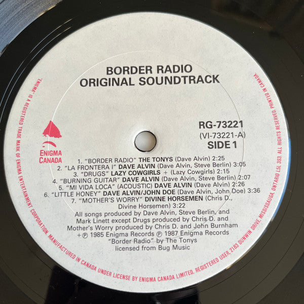 Various : Border Radio Original Soundtrack (LP, Comp)