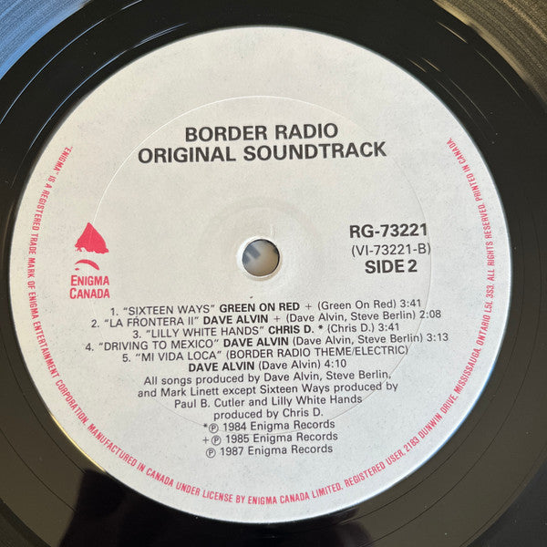Various : Border Radio Original Soundtrack (LP, Comp)