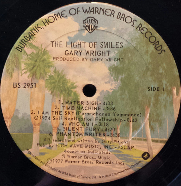 Gary Wright : The Light Of Smiles (LP, Album)