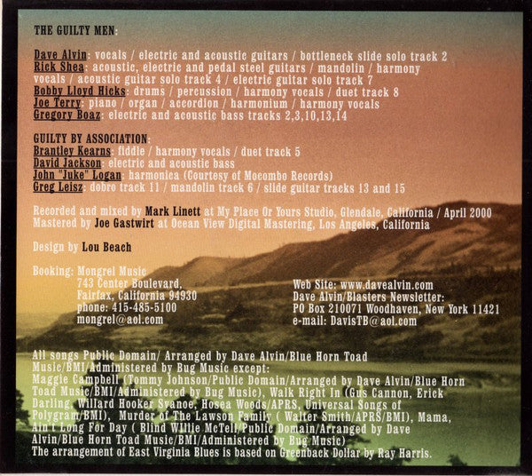 Dave Alvin : Public Domain: Songs From The Wild Land (CD, Album)