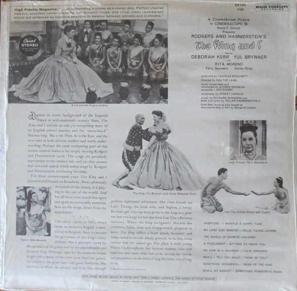 Rodgers And Hammerstein* : The King And I (A 20th Century-Fox Cinemascope 55 Picture) (LP, Album, RE)