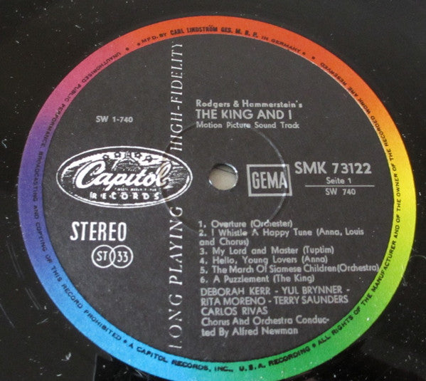 Rodgers And Hammerstein* : The King And I (A 20th Century-Fox Cinemascope 55 Picture) (LP, Album, RE)