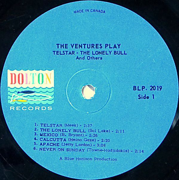 The Ventures : Play Telstar - The Lonely Bull And Others (LP, Album, Mono)