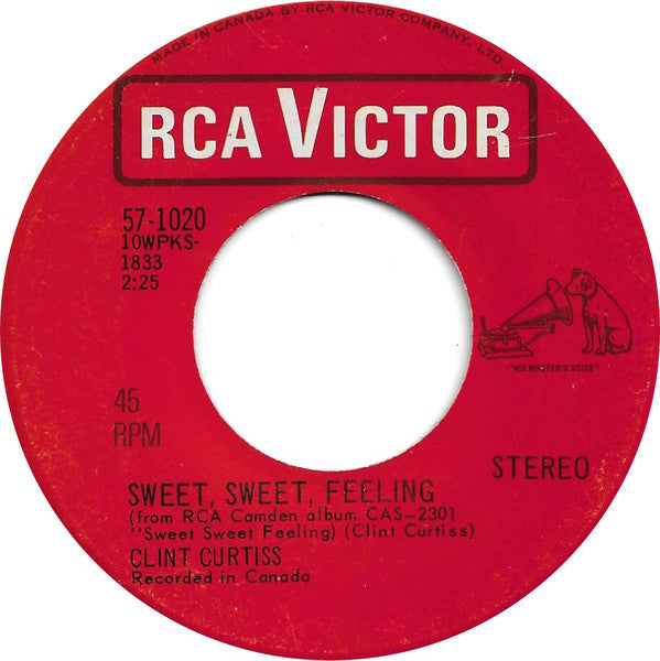 Clint Curtiss : Sweet, Sweet, Feeling (7", Single)