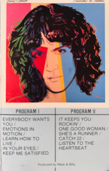 Billy Squier : Emotions In Motion (Cass, Album, Club, Bla)