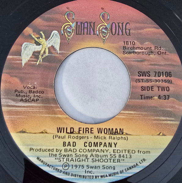 Bad Company (3) : Feel Like Makin' Love (7")