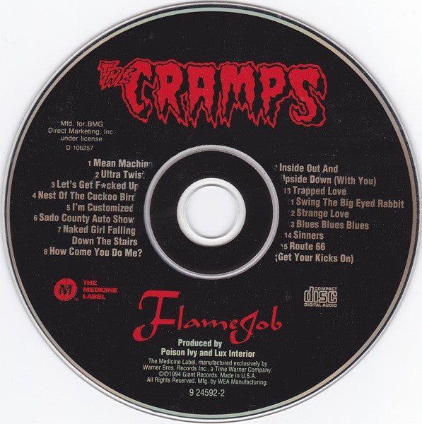 The Cramps : Flamejob (CD, Album, Club)