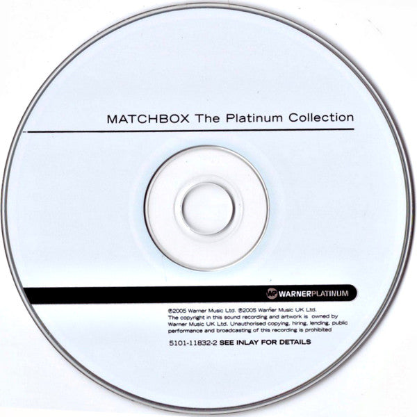 Matchbox (3) : The Platinum Collection (CD, Comp)