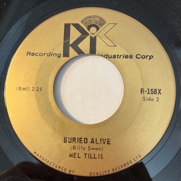 Mel Tillis : Wine / Buried Alive (7", Single)