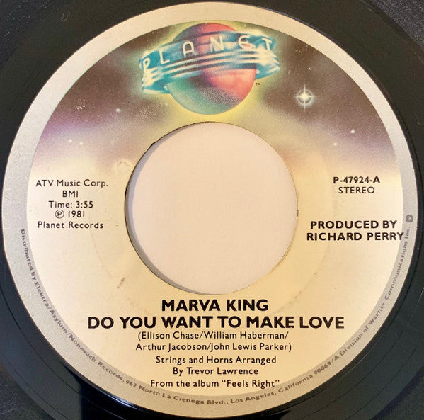 Marva King : Do You Want To Make Love (7", Single)