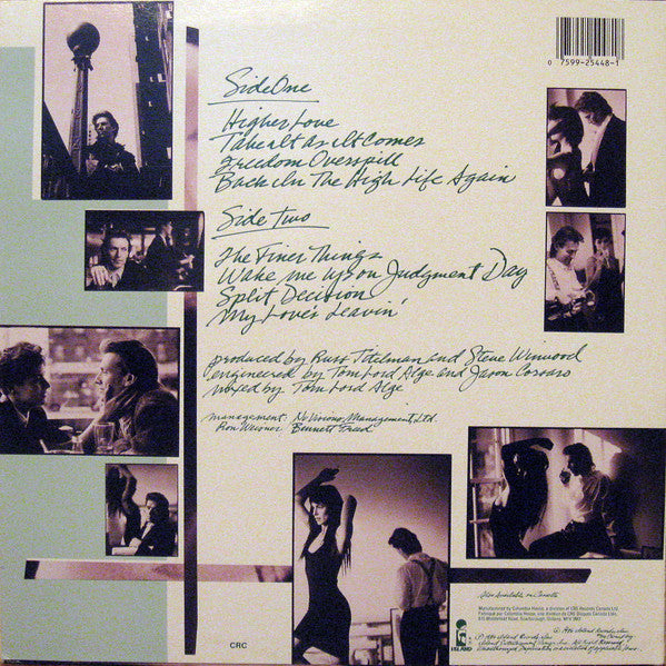 Steve Winwood : Back In The High Life (LP, Album, Club)