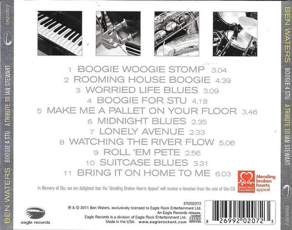 Ben Waters : Boogie 4 Stu: A Tribute To Ian Stewart (CD, Album)