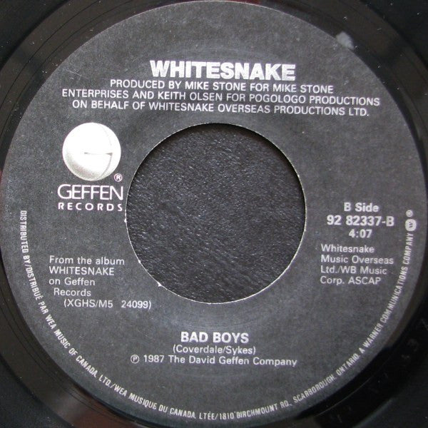 Whitesnake : Is This Love (7", Single)