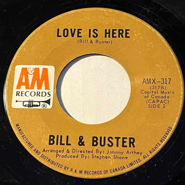 Bill & Buster : Hold On To What You've Got / Love Is Here (7", Single)