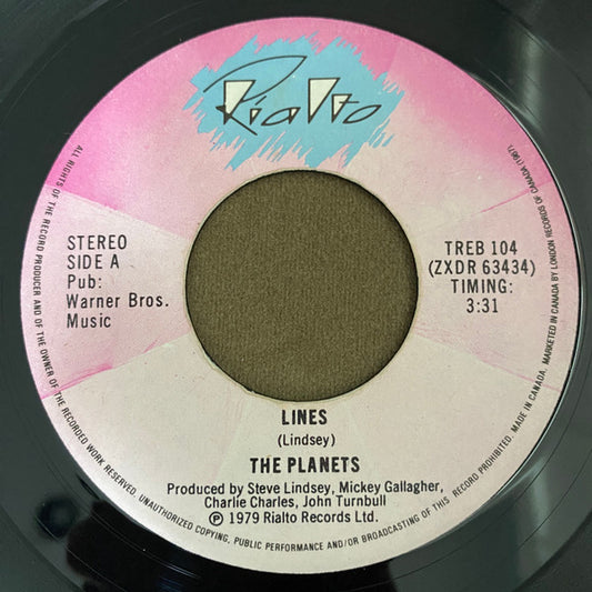 The Planets (2) : Lines (7", Single)