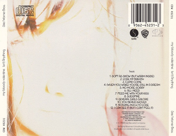 My Bloody Valentine : Isn't Anything (CD, Album, RE)