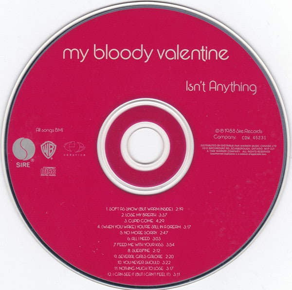 My Bloody Valentine : Isn't Anything (CD, Album, RE)