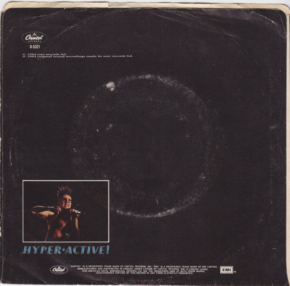 Thomas Dolby : Hyperactive! (7", Single)