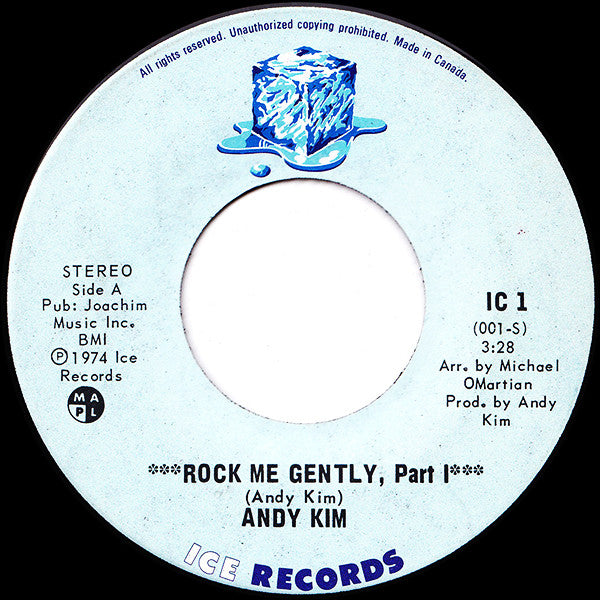 Andy Kim : Rock Me Gently (7", Single)