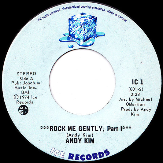 Andy Kim : Rock Me Gently (7", Single)