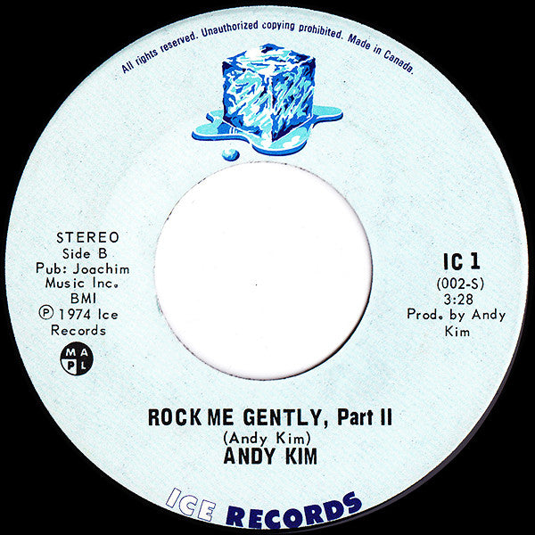 Andy Kim : Rock Me Gently (7", Single)