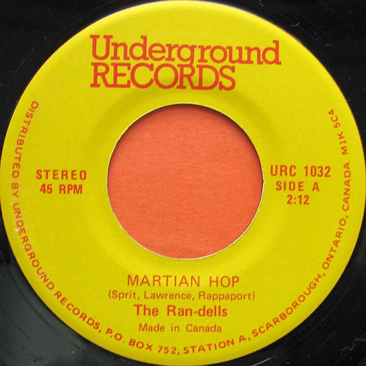 The Ran-dells / Gerry Granahan : Martian Hop / Dance Girl Dance (7")