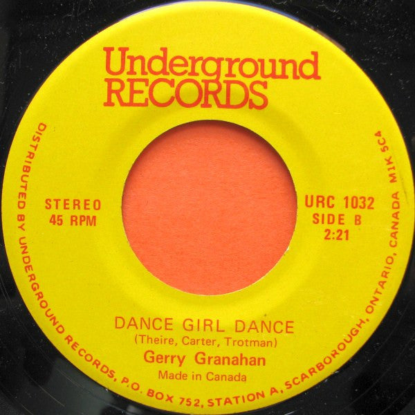 The Ran-dells / Gerry Granahan : Martian Hop / Dance Girl Dance (7")