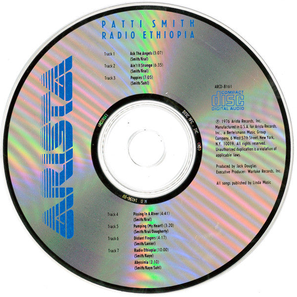 Patti Smith Group : Radio Ethiopia (CD, Album, RE, RP)