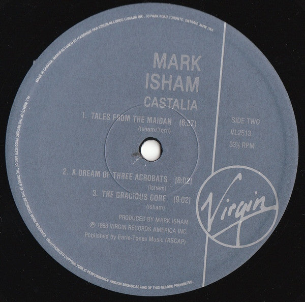Mark Isham : Castalia (LP, Album)