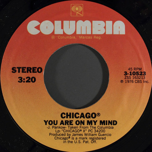 Chicago (2) : You Are On My Mind (7", Single, Styrene, Pit)