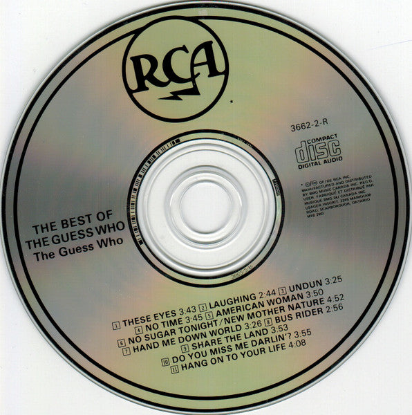 The Guess Who : The Best Of The Guess Who (CD, Comp, RE, RM)
